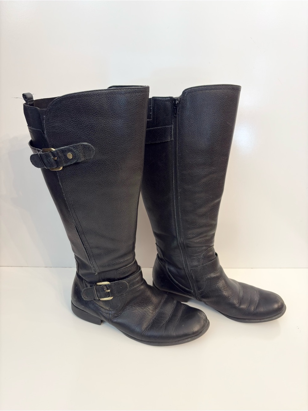 Knee High Leather Boots